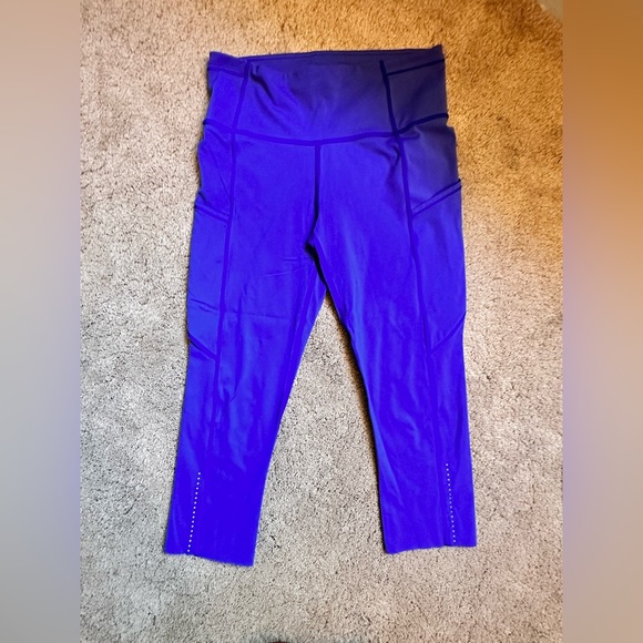 Lululemon Fast & Free Crop II *Nulux 19" *Rare* - Picture 5 of 10